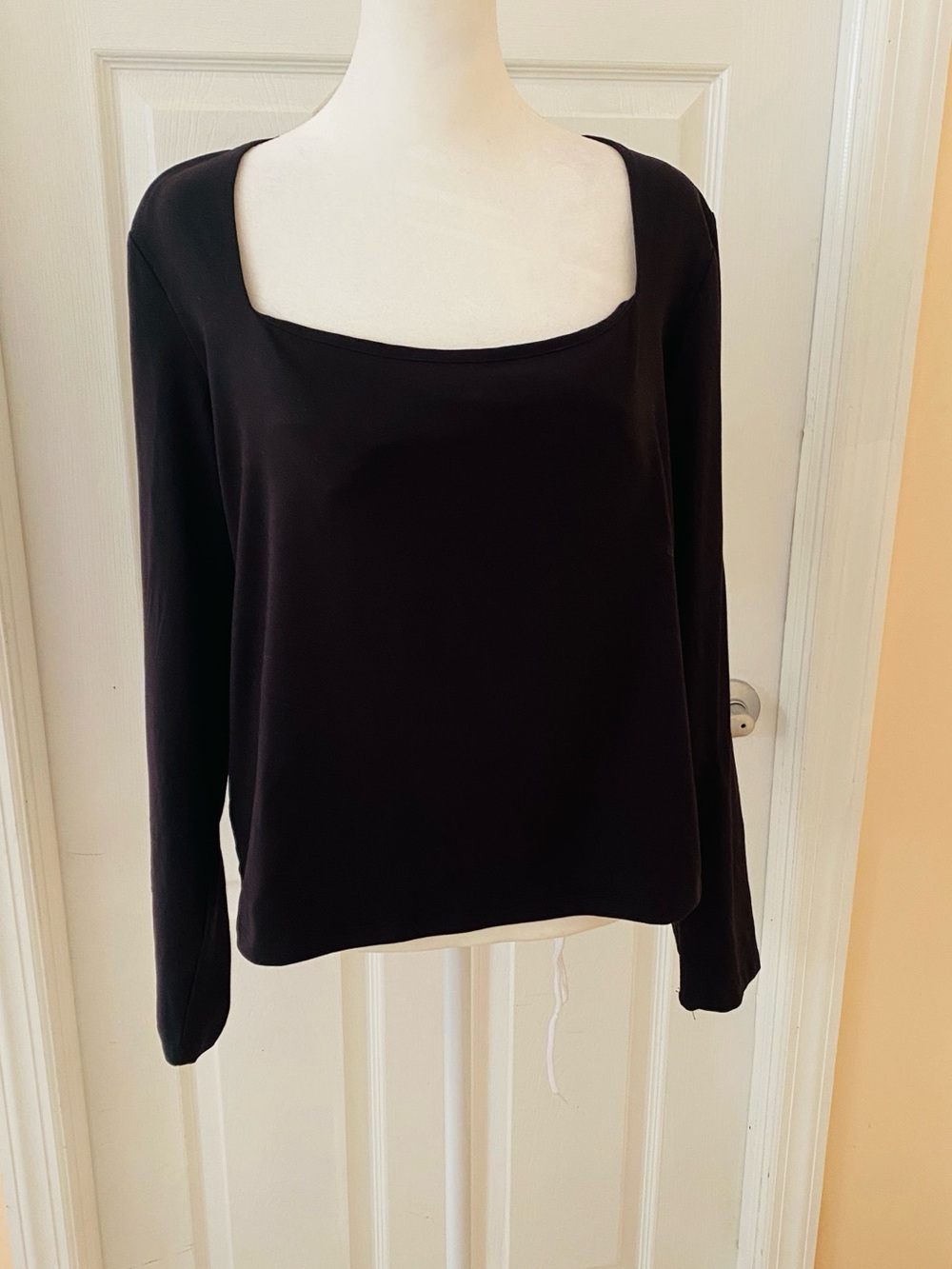 Ballerina neck tee H&M size xl black